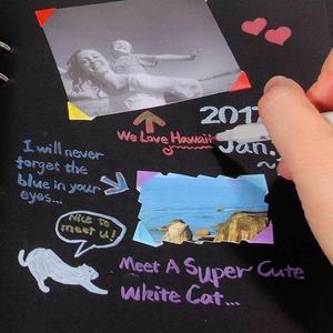 <span class=keywords><strong>Album</strong></span> <span class=keywords><strong>photo</strong></span> personnalisé avec 60 pages noires, pour <span class=keywords><strong>scrapbooking</strong></span>, photos de mariage, pour anniversaire, neuf - Product Image 5