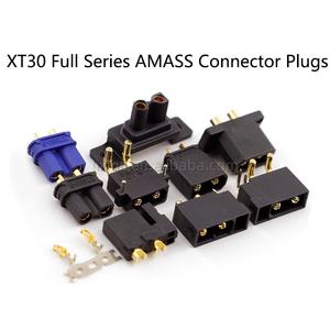 XT30U Vollständige Serie Steckverbinder Mini-Flugzeugbatterie-Stecker <span class=keywords><strong>M</strong></span>ännlich <span class=keywords><strong>M</strong></span> Weiblich-F.G.Y /PW/UPB Amass Kupferlegierung Gelb/Schwarz - Product Image 5