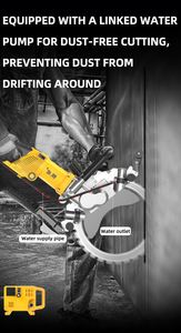 AC8500 220V 5000W Brushless Reinforce Concrete <b>Cutter</b> Wall Handheld Saw <b>Ring</b> Blade Concrete Cutting Machine - Product Image 4