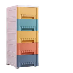 5 Многоцветный Пластиковый складной шкаф для детских игрушек и одежды