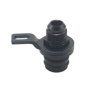 Aluminum Connector Adapter For Honda D Series <b>Block</b> Plug Breather 10mm Black Silver Alloy Intake Manifold Part TD901 - Product Image 3
