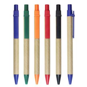 Promotional Eco-friendly Paper and Plastic Ballpoint <b>Pens</b> Wholesale Slim Signature <b>Pens</b> with Custom logo for Corporate Events - Product Image 5
