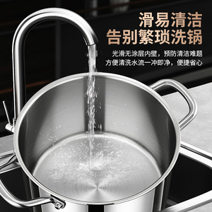 Marmite en acier inoxydable Kengqiang 316L grande capacité compatible induction - Product Image 3