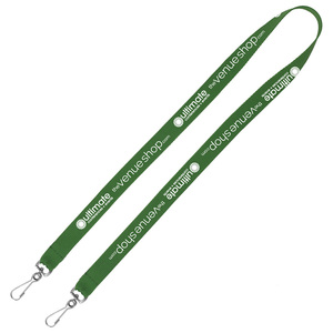 Lanière en polyester souple à double crochet avec logo personnalisé, lanière pour téléphone portable - Product Image 4