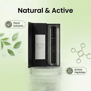 Sérum de croissance des cils et des sourcils, traitement naturel à l'huile de ricin pour des cils plus longs et plus épais, OEM ODM, étiquette privée, en vrac, FITN - Product Image 4