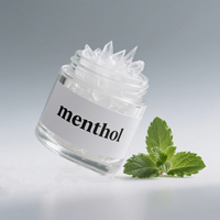 Extrait en cristal CAS 2216 de menthe verte de menthol cristal de nourriture de L-menthol et cristal cosmétique de menthol de catégorie