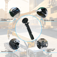Cylindre hydraulique vertical arrière chromé dur, offrant une sécurité et une fiabilité ultimes, pour machines et équipements