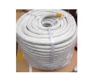 Greenergy Ceramic Fiber Packing Braided Woven Twist Round Square Rope for Door Seals