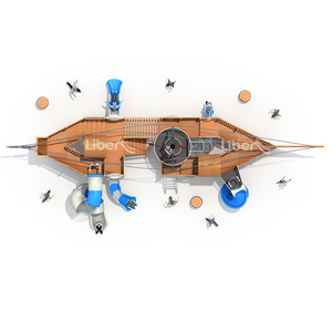 Tùy chỉnh ngoài trời sân chơi bằng gỗ cho trẻ em - Product Image 3