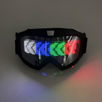 Lunettes Harley lumineuses à commande Bluetooth, lunettes programmables lumineuses, lunettes de protection, recharge USB, accessoires pour spectacle de nuit du Nouvel An