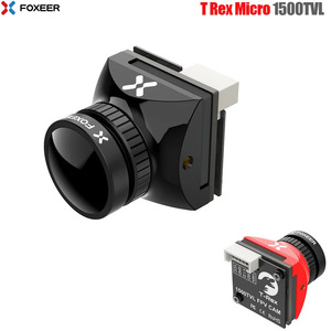 Foxeer T-Rex Micro 1500TVL Super WDR FPV กล้องสำหรับแข่งโดรนฟรีสไตล์4:3/16:9 PAL/NTSC อุปกรณ์เสริมโดรนต่ำแบบสลับได้ - Product Image 2