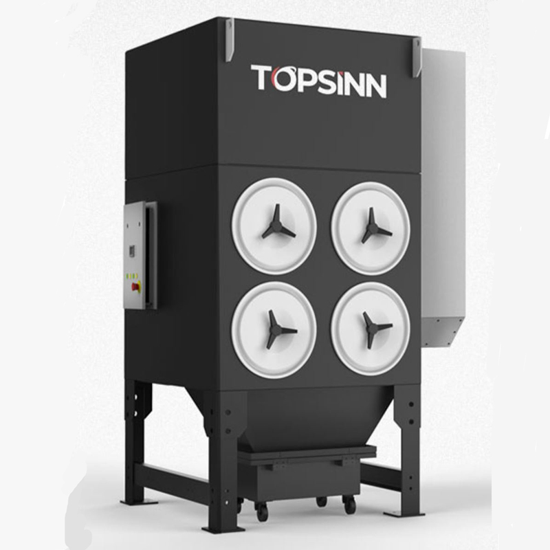 TOPSINN Industrial Dust Collector Pulse Control Dust Collector Machine Dust Remover Machine for Machining