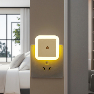 Lámpara de inducción <span class=keywords><strong>LED</strong></span> inteligente Mini UE EE. UU. Enchufe en luces de <span class=keywords><strong>sensor</strong></span> de luz nocturna para decoración de dormitorio Luz de pared - Product Image 3