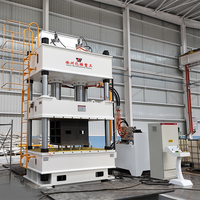 Presse hydraulique automatique à quatre colonnes et trois poutres Yiwei YQ32 la plus vendue, force d'éjection 5000 kN, avec moteur et pompe à roulement