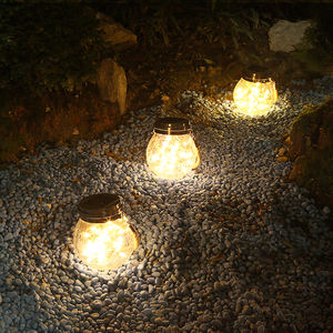 Lámpara <span class=keywords><strong>Solar</strong></span> LED Impermeable IP65 para Jardín, Lámparas de Pie para Exteriores, Linterna Colgante Decorativa para Navidad y Camping - Product Image 2