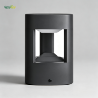 Lampe de balise de jardin en alliage d'aluminium LED DC/AC, étanche IP65, à économie d'énergie, pour aménagement paysager, fournie directement par l'usine