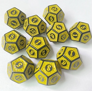 D12 Dnd <span class=keywords><strong>Dés</strong></span> en plastique acrylique rétro couleur unique, numéro 1-<span class=keywords><strong>12</strong></span>, <span class=keywords><strong>dés</strong></span> <span class=keywords><strong>à</strong></span> <span class=keywords><strong>12</strong></span> <span class=keywords><strong>faces</strong></span> pour jeux de rôle - Product Image 4