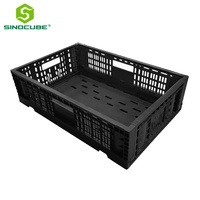 Caisses en plastique moulées Sinocube PP, pliables, empilables, emboîtables, écologiques, de qualité alimentaire, pour la logistique des fruits