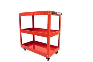 3 स्तरीय भारी ड्यूटी कार्यशाला गेराज मैकेनिक उपयोगिता ट्रॉली सेवा उपकरण गाड़ी - Product Image 4