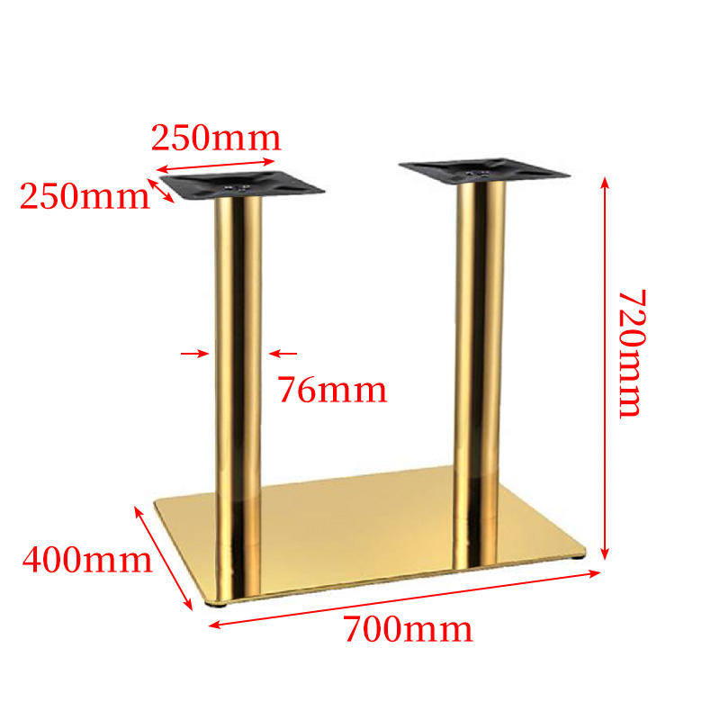 Gold-700*400mm stainless steel titanium