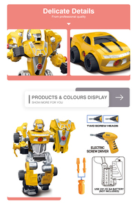 Hot Sale <strong>Deformation</strong> Car <strong>Robot</strong> Children's Assembled Toys <strong>Robot</strong> Set Remote Control Engineering Toys - Product Image 4