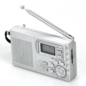 Radio numérique portable FM/AM 2 bandes à bas prix, réveil, bande mondiale, mise en marche automatique, haut-parleur intégré, alimentation par adaptateur secteur, écran - Product Image 1