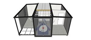 Contenedor expandible conveniente caliente casa acero prefabricado perno envío casa almacenamiento casa contenedor - Product Image 5