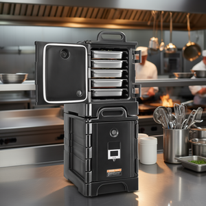 Vevor - Contenedor Apilable para Alimentos, Recipiente Aislado para Alimentos 81QTx, 2 Recipientes para Calentar y Transportar Alimentos - Product Image 2