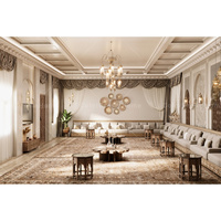 Canapé Majlis Arabe de Luxe Personnalisé Style Classique Marocain, Canapé d'Angle en L, Mobilier Majlis Arabe Moderne