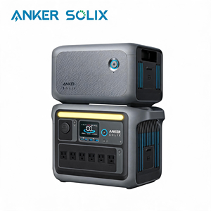 แบตเตอรี่เสริม Anker SOLIX BP2000 2048Wh ได้รับการรับรองความปลอดภัยแบบ CE RoHS ใช้เซลล์ LiFePO4  ที่เข้ากันได้กับเครื่องกำเนิดพลังงานแสงอาทิตย์ EU UK C2000 Gen2 - Product Image 1