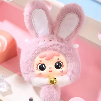 100% Original Samuel Mini Happy Moments, Lindo Peluche Colgante en Caja Ciega, Figura de PVC Auténtica, Decoración Colgante, Juguete de Regalo