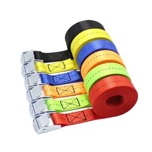 1 Inch 25mm 250kgs Cam Buckle Strap Tie Down Strap Cargo Lashing Truck Strap