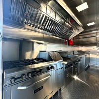 Remorque alimentaire entièrement équipée de 13 pieds, cuisine mobile pour tacos mexicains, barbecue, camion de restauration pour événements de restauration de rue