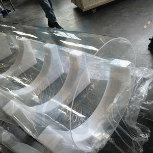 <span class=keywords><strong>Tube</strong></span> <span class=keywords><strong>en</strong></span> <span class=keywords><strong>verre</strong></span> de quartz formé de grand diamètre, résistant aux hautes températures, transparent - Product Image 4