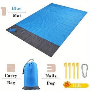 Ý Tưởng Món Quà Gấp Bãi Biển Mat Biểu Tượng Tùy Chỉnh Ngoài Trời Cắm Trại Pad Polyester Bãi Biển Không Thấm Nước Mat Cát Bằng Chứng Bãi Biển Chăn - Product Image 6
