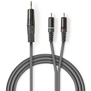 Câble audio stéréo 3,5 mm mâle vers 2x RCA mâle 3 m - Product Image 1