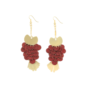Fashion Drop Earrings 316L Stainless Steel PVD Gold Plating Sustainable Resistant Statement Jewelry - Product Image 2