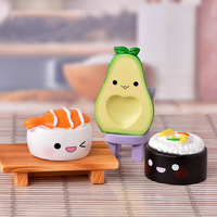 Nieuwe Stijl Emo Pop Miniatuur Cartoon Vruchten Beeldje Thuis Tafel Taart Decoratie
