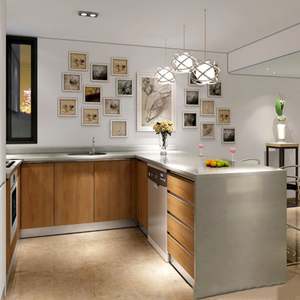 Armoires de cuisine en bois, style américain, armoires de cuisine standard, armoires de cuisine modernes - Product Image 4