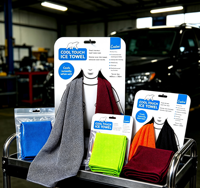 Serviette rafraîchissante personnalisée avec code QR, serviette de sport froide avec impression QR pour promotion d'entreprise