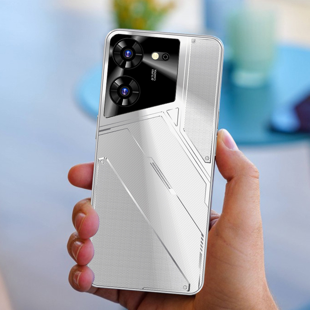Povo5 Gaming Smartphone with Deca Core Dual SIM HD AMOLED Screen 120Hz Refresh Rate 108MP Camera French/Spanish Custom Design