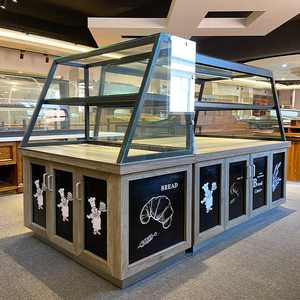 नए मूल बेकरी प्रदर्शन कैबिनेट और दुकान फर्नीचर ब्रेड रैक कैफे और सुपरमार्केट के लिए फर्नीचर ब्रेड रैक - Product Image 1