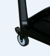 Chariot utilitaire AF08179A-H, chariot de nettoyage d'hôtel, chariot de rangement utilitaire, chariot utilitaire à 3 niveaux et chariot à roulettes - Product Image 3