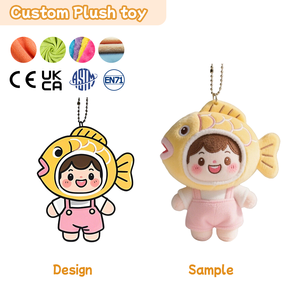 YangzhouToys mini peluche personalizzato produttore di peluche portachiavi giocattolo di peluche - Product Image 1