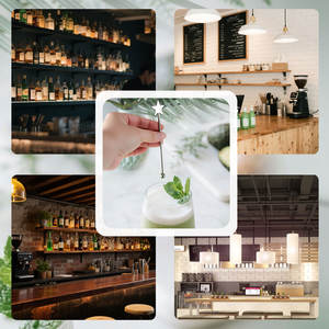 Grosir pengaduk kopi koktail stik pengaduk dapat digunakan kembali baja nirkarat tongkat logam untuk mencampur minuman <span class=keywords><strong>Cocktail</strong></span> kopi krimer - Product Image 6