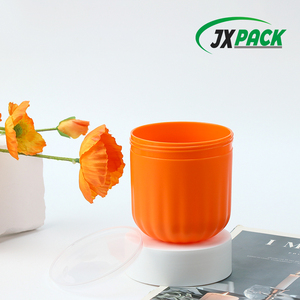 JXPACK Vente en gros de pots cosmétiques en plastique à large ouverture, bleus, blancs, transparents, avec couvercles, 100 ml, boîtes en PP - Product Image 4