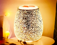 Brûleur de cire électrique en mosaïque fait à la main, meilleure vente, brûleur d'huile parfumée pour l'intérieur et la maison