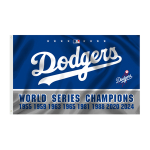 Personnalisé De Nombreux Modèles 3X5ft Polyester MLbs Bannières D'équipe Personnalisables En Plein Air Baseball Dodgers Drapeaux - Product Image 2