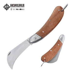 Pisau okulasi lipat Bonsai, pisau kelas profesional Stainless Steel luar ruangan kayu taman okulasi - Product Image 1