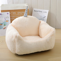 Coussin chaud rond Donut personnalisé avec housse en fausse fourrure et rembourrage en Nylon Durable coussin de Catpet pour chiens